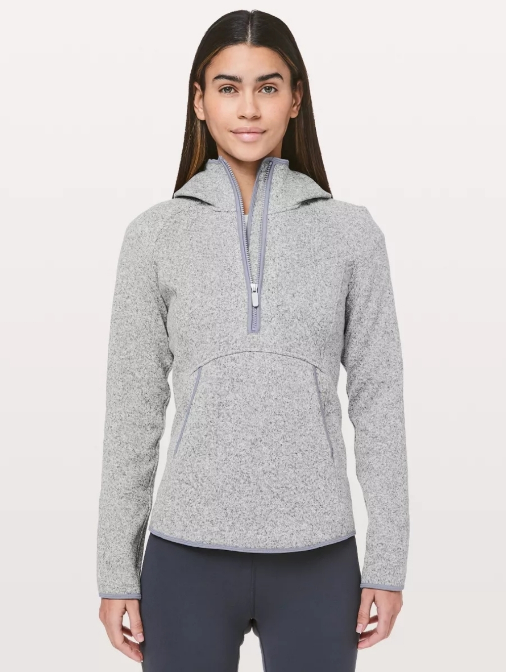 Lululemon Fleece & Thankyou pullover Half zip Size 10